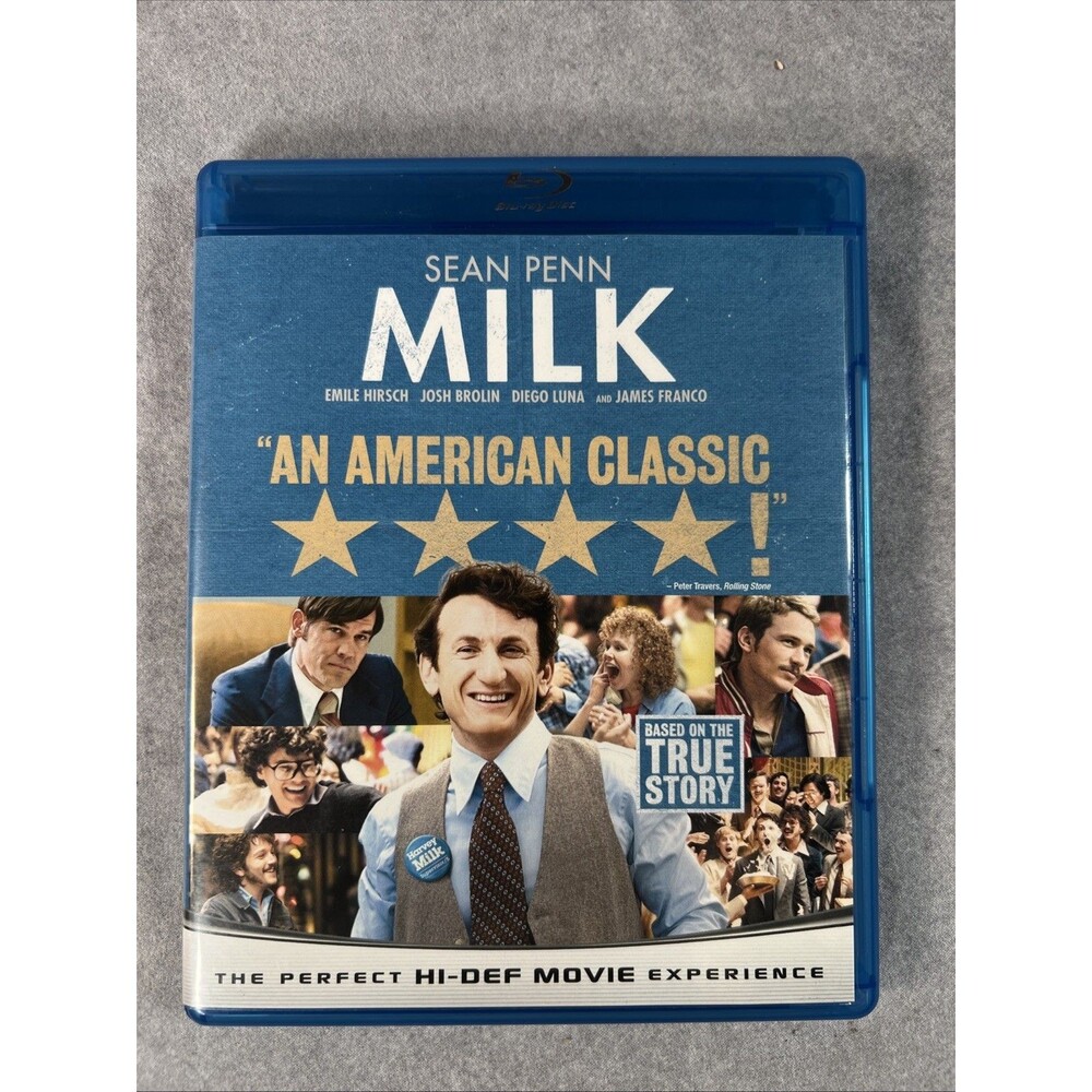Milk (Blu-ray, 2009) Sean Penn Josh Brolin James Franco